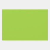 Minimalistisches Gelbgrün Geschenkpapier Set (Vorderseite)