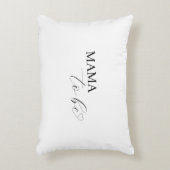 Minimalistisches Gender Neutral Custom Mama/Vater Dekokissen (Vorderseite(Vertikal))