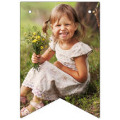 Minimalistisches Gender Neutral Happy Birthday Big Wimpelkette (Erste Fahne)