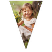 Minimalistisches Gender Neutral Happy Birthday Fot Wimpelkette (Erste Fahne)