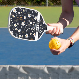 Minimalistisches Gentle Garden Wildblumen Kinderzi Pickleball Schläger