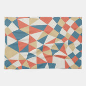 Minimalistisches geometrisches Abstraktes Muster Geschirrtuch (Horizontal)