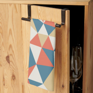 Minimalistisches geometrisches Abstraktes Muster Geschirrtuch