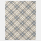 Minimalistisches geometrisches Design für Elfenbei Fleecedecke (Vorderseite)