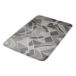 Minimalistisches geometrisches Elegant Badematte