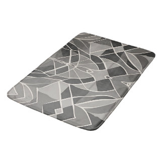 Minimalistisches geometrisches Elegant Badematte