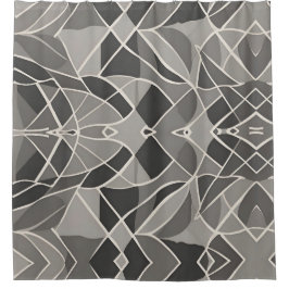 Minimalistisches geometrisches Elegant Duschvorhang