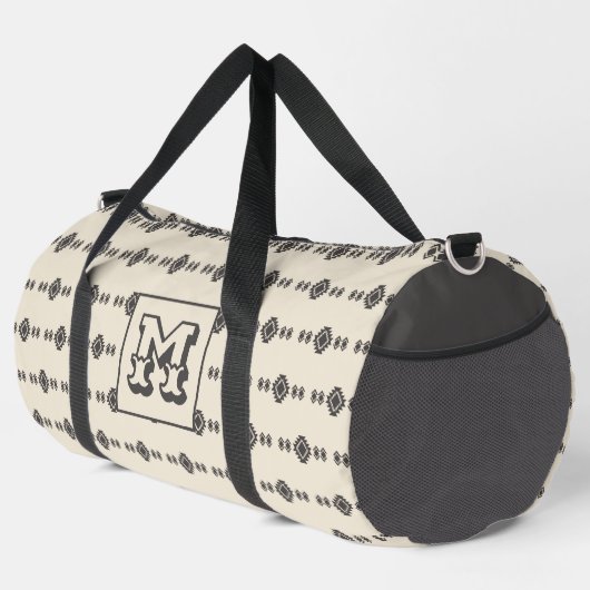 Minimalistisches geometrisches Muster Duffle Bag (Rechte Ecke)