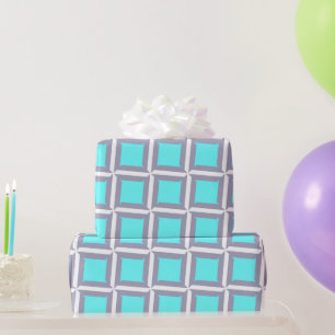 Minimalistisches geometrisches Muster Geschenkpapier
