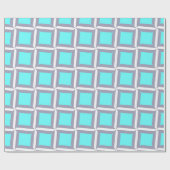 Minimalistisches geometrisches Muster Geschenkpapier (Flach)