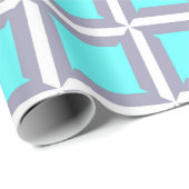 Minimalistisches geometrisches Muster Geschenkpapier (Rolleneckpunkt)