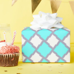 Minimalistisches geometrisches Muster Geschenkpapier