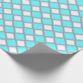 Minimalistisches geometrisches Muster Geschenkpapier (Ecke)