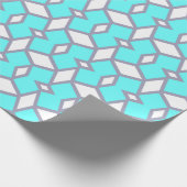 Minimalistisches geometrisches Muster Geschenkpapier (Ecke)