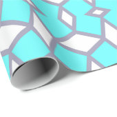 Minimalistisches geometrisches Muster Geschenkpapier (Rolleneckpunkt)