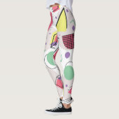 Minimalistisches geometrisches Muster Leggings (Links)