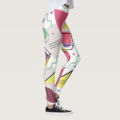 Minimalistisches geometrisches Muster Leggings (Rechts)