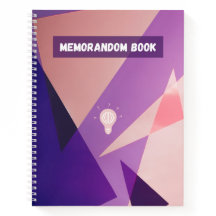 Minimalistisches geometrisches Notizbuch