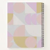 Minimalistisches, geometrisches, Personalisiertes Notizblock (Rückseite)