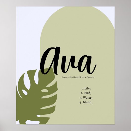 Minimalistisches geometrisches Poster mit naturlic (Vorne)