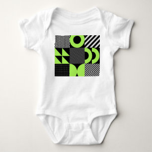 Minimalistisches geometrisches, skandinavisches Vi Baby Strampler