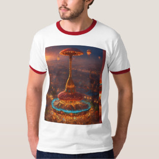 "Minimalistisches geometrisches T-Shirt der Männer