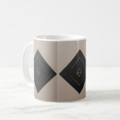 minimalistisches geometrisches Tasse (Vorderseite Links)