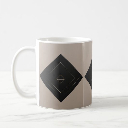 minimalistisches geometrisches Tasse (Links)