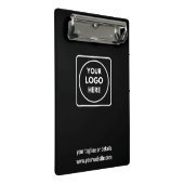 Minimalistisches Geschäft-Logo Mini-Clipboard Mini Klemmbrett (Schrägansicht)
