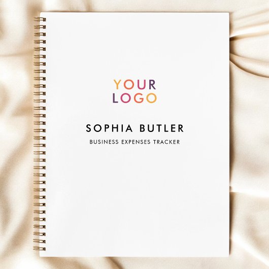 Minimalistisches Geschäftslogo Notizblock