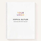 Minimalistisches Geschäftslogo Notizblock (Vorderseite)