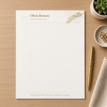 Minimalistisches Geschäftslogo Senfzweig