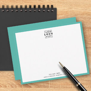 Minimalistisches Geschäftslogo Unternehmen Kontakt Mitteilungskarte