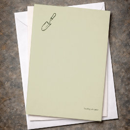 Minimalistisches Geschenk für Botanik-Gartenliebha Briefbogen