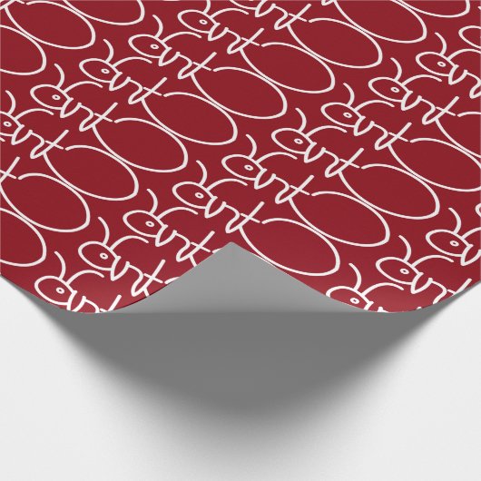 Minimalistisches Geschenkpapier (Ecke)