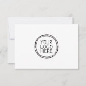 Minimalistisches Geschenkzertifikat für Ihr Logo h (Vorderseite)