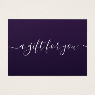 Minimalistisches Geschenkzertifikat für kleine Unt