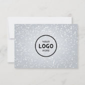 Minimalistisches Geschenkzertifikat mit Logo (Rückseite)