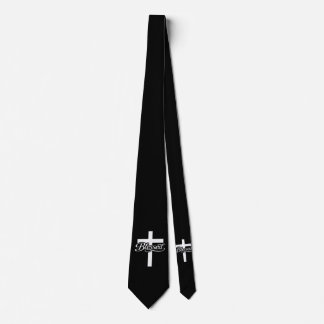Minimalistisches gesegnetes Kreuz christliches Gla Krawatte