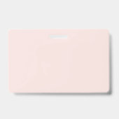 Minimalistisches Gesicht Beauty Logo Makeust Künst Ausweis (Rückseite)