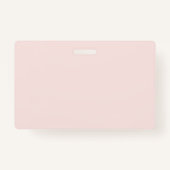 Minimalistisches Gesicht Beauty Logo Makeust Künst Ausweis (Rückseite)