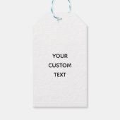 Minimalistisches Glück im neuen Jahr Geschenkanhänger (Rückseite)