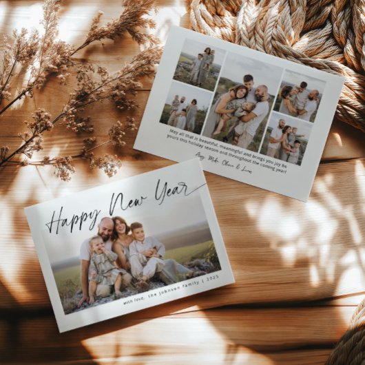 Minimalistisches Glück Neujahr Moderne Weihnachten