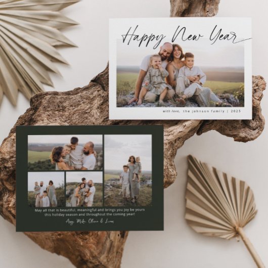 Minimalistisches Glück Neujahr Moderne Weihnachten