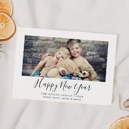 Minimalistisches, glückliches New Year Landscape F Feiertagskarte