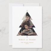 Minimalistisches Gold Einfache Weihnachten (Vorderseite)