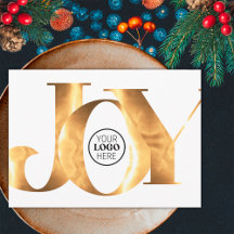 Minimalistisches Gold Joy Business Logo Happy Holi