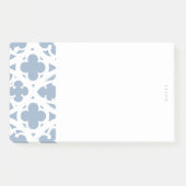 Minimalistisches gotisches Fenster (blassblau) Post-it Klebezettel (Vorderseite)