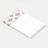 Minimalistisches gotisches Fenster (Rosa Toskana) Post-it Klebezettel (angewinkelt)