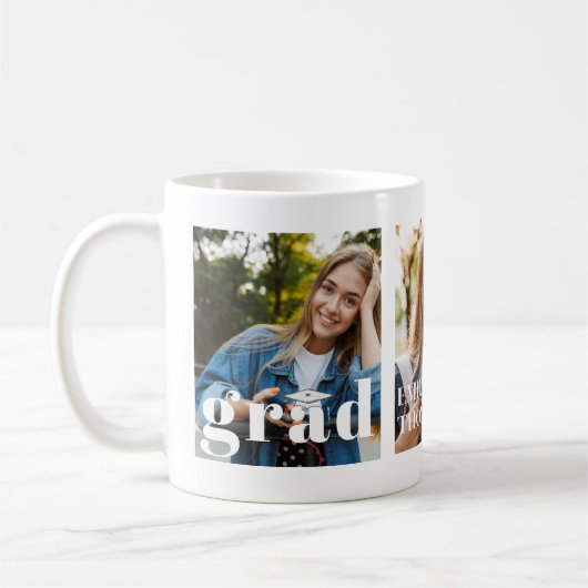 Minimalistisches Graduate Picture Simple Modernes Kaffeetasse (Links)